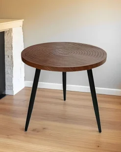 Bissolo Casa Tavolini<TAVOLINO DIAM. CM 60 H.38 IN MDF E FERRO in vendita online