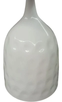 Bissolo Casa Tavolini<TAVOLINO DIAM. CM 50 H.53 IN METALLO E PIANO CERAMICA EFFETTO MARMO BIANCO in vendita online