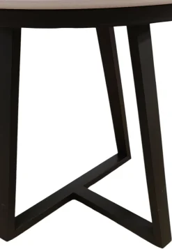 Bissolo Casa Tavolini<TAVOLINO DIAM. CM 50 H.50 METALLO E PIANO IN CERAMICA EFFETTO MARMO BIANCO in vendita online