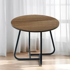 Bissolo Casa Tavolini<TAVOLINO DIAM. CM 50 H.40 METALLO E LEGNO in vendita online