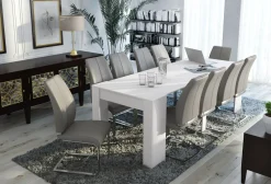 Bissolo Casa Consolle|Tavoli Moderni<Tavolino in Bianco Lucido Apribile - BissoloCasa