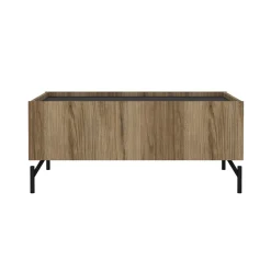Bissolo Casa Tavolini<TAVOLINO MOD. BERGEN CM 100X60 H. 43,1 CATANIA ELCHE E BLACK : vendita online TAVOLINO MOD. BERGEN CM 100X60 H. 43,1 CATANIA ELCHE E BLACK in offerta