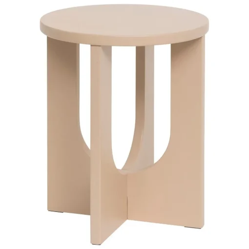 Bissolo Casa Tavolini<TAVOLINO MOD. BLOOM DIAM. CM 40 H. 50.5 NOCCIOLA in vendita online