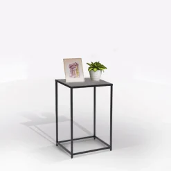 Bissolo Casa Tavolini<TAVOLINO MOD. GOTA CM 30X30 H. 54.5 METALLO NERO in vendita online
