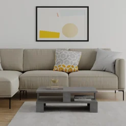 Bissolo Casa Tavolini<TAVOLINO MOD. MANSU CM 80X50 H. 27,5 RETRO GREY : vendita online TAVOLINO MOD. MANSU CM 80X50 H. 27,5 RETRO GREY in offerta