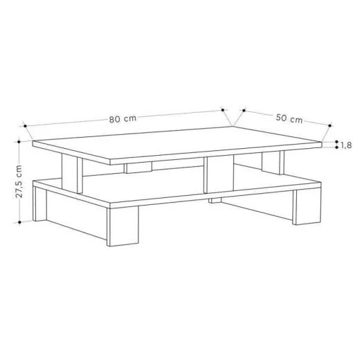 Bissolo Casa Tavolini<TAVOLINO MOD. MANSU CM 80X50 H. 27,5 RETRO GREY : vendita online TAVOLINO MOD. MANSU CM 80X50 H. 27,5 RETRO GREY in offerta