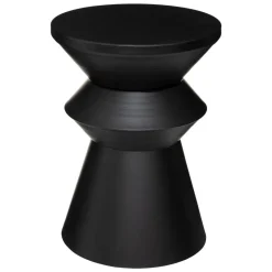 Bissolo Casa Tavolini<TAVOLINO MOD. SONAH DIAM. CM 36 H. 48.5 METALLO NERO in vendita online