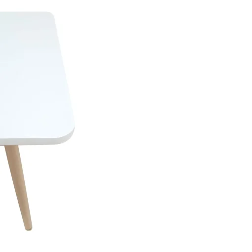 Bissolo Casa Tavolini<TAVOLINO 110X55 TINTA NATURALE E BIANCO OPACO in vendita online