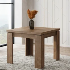 Bissolo Casa Tavoli Moderni<TAVOLO A LIBRO ULRICH CM 90X90 NOCE EASTWOOD: vendita online TAVOLO A LIBRO ULRICH CM 90X90 NOCE EASTWOOD in offerta
