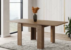 Bissolo Casa Tavoli Moderni<TAVOLO A LIBRO ULRICH CM 90X90 NOCE EASTWOOD: vendita online TAVOLO A LIBRO ULRICH CM 90X90 NOCE EASTWOOD in offerta