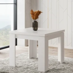 Bissolo Casa Tavoli Moderni<TAVOLO A LIBRO ULRICH CM 90X90 RUSTICA WHITE: vendita online TAVOLO A LIBRO ULRICH CM 90X90 RUSTICA WHITE in offerta