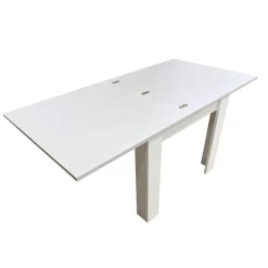Bissolo Casa Tavoli Moderni<TAVOLO A LIBRO ULRICH CM 90X90 RUSTICA WHITE: vendita online TAVOLO A LIBRO ULRICH CM 90X90 RUSTICA WHITE in offerta
