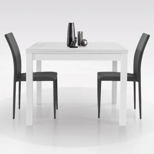 Bissolo Casa Tavoli Moderni<TAVOLO A LIBRO 90X90 BIANCO FRASSINATO: vendita online TAVOLO A LIBRO 90X90 BIANCO FRASSINATO in offerta