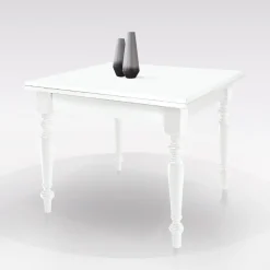 Bissolo Casa Tavoli Classici<TAVOLO A LIBRO 100X100 BIANCO OPACO: vendita online TAVOLO A LIBRO 100X100 BIANCO OPACO in offerta