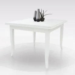 Bissolo Casa Tavoli Classici<TAVOLO A LIBRO 80X80 BIANCO OPACO: vendita online TAVOLO A LIBRO 80X80 BIANCO OPACO in offerta