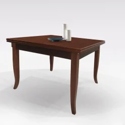 Bissolo Casa Tavoli Classici<TAVOLO A LIBRO 80X80 IN LEGNO TINTA NOCE: vendita online TAVOLO A LIBRO 80X80 IN LEGNO TINTA NOCE in offerta
