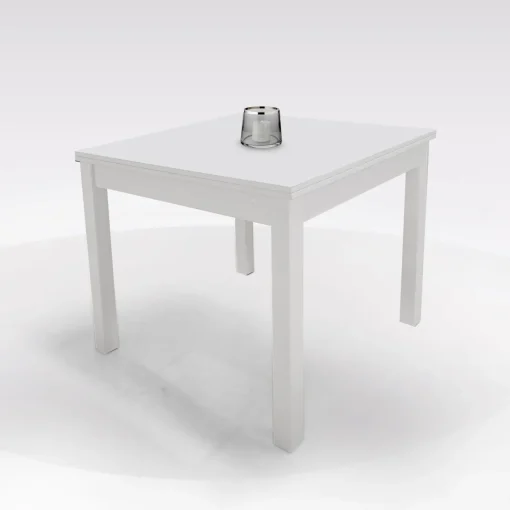 Bissolo Casa Tavoli Moderni<TAVOLO A LIBRO 90X90 LACCATO BIANCO : vendita online TAVOLO A LIBRO 90X90 LACCATO BIANCO in offerta