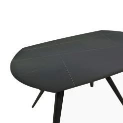 Bissolo Casa Tavoli Moderni<TAVOLO ALL. CHIC VORTEX CM 120X90 METALLO NERO E VETRO IN MARMO CERAMICA: vendita online TAVOLO ALL. CHIC VORTEX CM 120X90 METALLO NERO E VETRO IN MARMO CERAMICA in offerta