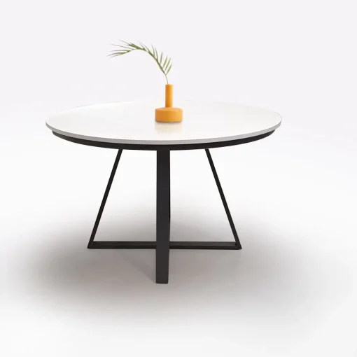 Bissolo Casa Tavoli Moderni<TAVOLO ALL. DIAM. 120 NERO E BIANCO FRASSINATO: vendita online TAVOLO ALL. DIAM. 120 NERO E BIANCO FRASSINATO in offerta