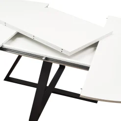 Bissolo Casa Tavoli Moderni<TAVOLO ALL. DIAM. 120 NERO E BIANCO FRASSINATO: vendita online TAVOLO ALL. DIAM. 120 NERO E BIANCO FRASSINATO in offerta