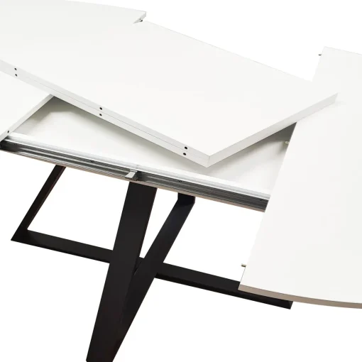 Bissolo Casa Tavoli Moderni<TAVOLO ALL. DIAM. 120 NERO E BIANCO FRASSINATO: vendita online TAVOLO ALL. DIAM. 120 NERO E BIANCO FRASSINATO in offerta