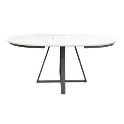 Bissolo Casa Tavoli Moderni<TAVOLO ALL. DIAM. 120 NERO E BIANCO FRASSINATO: vendita online TAVOLO ALL. DIAM. 120 NERO E BIANCO FRASSINATO in offerta