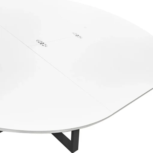 Bissolo Casa Tavoli Moderni<TAVOLO ALL. DIAM. 120 NERO E BIANCO FRASSINATO: vendita online TAVOLO ALL. DIAM. 120 NERO E BIANCO FRASSINATO in offerta
