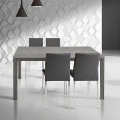 Bissolo Casa Tavoli Moderni<TAVOLO ALL. 140X80 ANTRACITE E CEMENTO: vendita online TAVOLO ALL. 140X80 ANTRACITE E CEMENTO in offerta