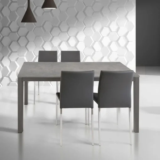 Bissolo Casa Tavoli Moderni<TAVOLO ALL. 140X80 ANTRACITE E CEMENTO: vendita online TAVOLO ALL. 140X80 ANTRACITE E CEMENTO in offerta
