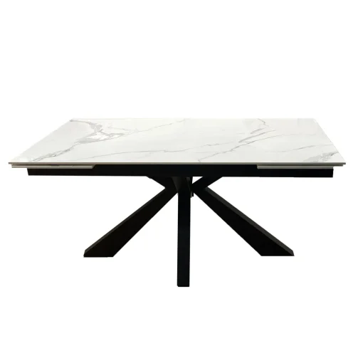 Bissolo Casa Tavoli Moderni<TAVOLO ALL. 160X90 ANTRACITE E FINITURA BIANCO STATUARIO: vendita online TAVOLO ALL. 160X90 ANTRACITE E FINITURA BIANCO STATUARIO in offerta