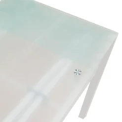 Bissolo Casa Tavoli Moderni<TAVOLO ALL. 110X70 BIANCO E VETRO: vendita online TAVOLO ALL. 110X70 BIANCO E VETRO in offerta