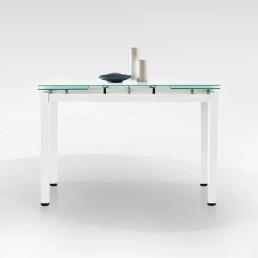 Bissolo Casa Tavoli Moderni<TAVOLO ALL. 110X70 BIANCO E VETRO BIANCO : vendita online TAVOLO ALL. 110X70 BIANCO E VETRO BIANCO in offerta