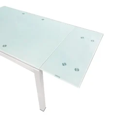 Bissolo Casa Tavoli Moderni<TAVOLO ALL. 110X70 BIANCO E VETRO BIANCO : vendita online TAVOLO ALL. 110X70 BIANCO E VETRO BIANCO in offerta