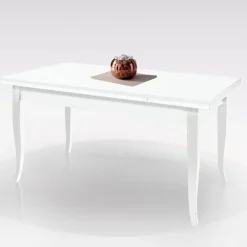 Bissolo Casa Tavoli Classici<TAVOLO ALL. 120X80 BIANCO OPACO: vendita online TAVOLO ALL. 120X80 BIANCO OPACO in offerta