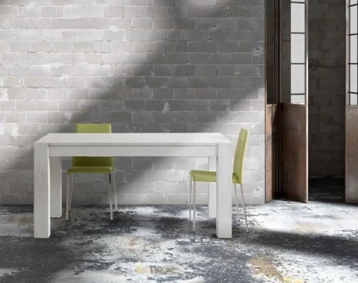 Bissolo Casa Tavoli Moderni<TAVOLO ALL. 140X90 LEGNO DI ABETE BIANCO SPAZZOLATO : vendita online TAVOLO ALL. 140X90 LEGNO DI ABETE BIANCO SPAZZOLATO in offerta