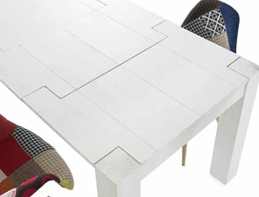 Bissolo Casa Tavoli Moderni<TAVOLO ALL. 140X90 LEGNO DI ABETE BIANCO SPAZZOLATO : vendita online TAVOLO ALL. 140X90 LEGNO DI ABETE BIANCO SPAZZOLATO in offerta