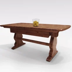 Bissolo Casa Tavoli Classici<TAVOLO ALL. 190X90 LEGNO DI PINO TINTA NOCE: vendita online TAVOLO ALL. 190X90 LEGNO DI PINO TINTA NOCE in offerta
