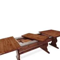 Bissolo Casa Tavoli Classici<TAVOLO ALL. 190X90 LEGNO DI PINO TINTA NOCE: vendita online TAVOLO ALL. 190X90 LEGNO DI PINO TINTA NOCE in offerta