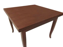 Bissolo Casa Tavoli Classici<Tavolo allungabile in noce con piano liscio 100X100TL