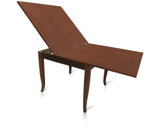 Bissolo Casa Tavoli Classici<Tavolo allungabile in noce con piano liscio 100X100TL