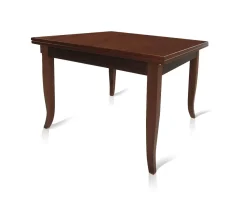 Bissolo Casa Tavoli Classici<Tavolo allungabile in noce con piano liscio 100X100TL