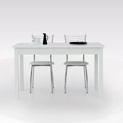 Bissolo Casa Tavoli Moderni<TAVOLO ALLUNGABILE 160X90 BIANCO FRASSINATO : TAVOLO ALLUNGABILE IN OFFERTA