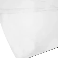 Bissolo Casa Tavoli Moderni<TAVOLO CM 140X80 ALL. METALLO BIANCO E VETRO EFFETTO MARMO: vendita online TAVOLO CM 140X80 ALL. METALLO BIANCO E VETRO EFFETTO MARMO in offerta