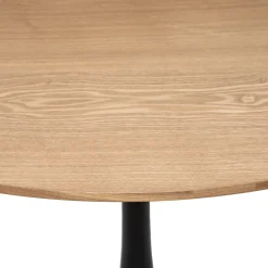 Bissolo Casa Tavoli Moderni<TAVOLO ELIAS FISSO DIAM. CM 100 IN METALLO E PIANO LAMINATO ROVERE: vendita online TAVOLO ELIAS FISSO DIAM. CM 100 IN METALLO E PIANO LAMINATO ROVERE in offerta