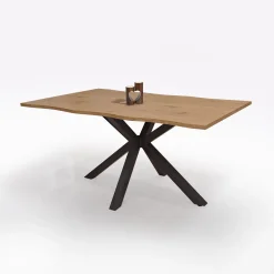 Bissolo Casa Tavoli Moderni<TAVOLO FISSO CM 160X90 METALLO NERO E LAMINATO ROVERE: vendita online TAVOLO FISSO CM 160X90 METALLO NERO E LAMINATO ROVERE in offerta