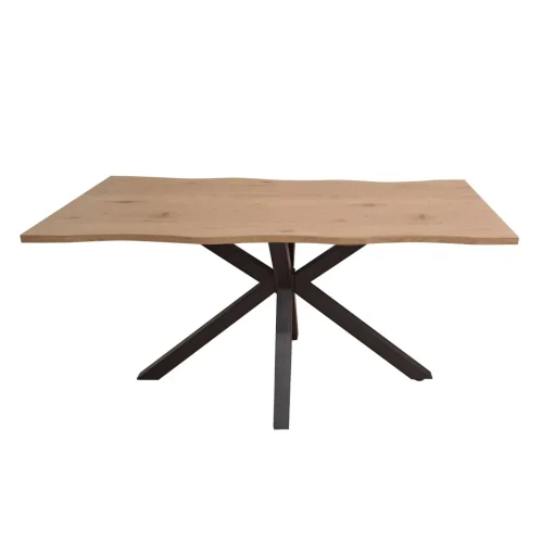 Bissolo Casa Tavoli Moderni<TAVOLO FISSO CM 160X90 METALLO NERO E LAMINATO ROVERE: vendita online TAVOLO FISSO CM 160X90 METALLO NERO E LAMINATO ROVERE in offerta