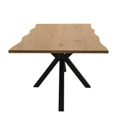 Bissolo Casa Tavoli Moderni<TAVOLO FISSO CM 160X90 METALLO NERO E LAMINATO ROVERE: vendita online TAVOLO FISSO CM 160X90 METALLO NERO E LAMINATO ROVERE in offerta