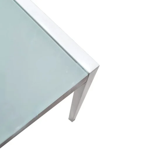 Bissolo Casa Tavoli Moderni<TAVOLO FISSO MOD. EMILY CM 110X70 BIANCO E VETRO TEMPERATO: vendita online TAVOLO FISSO MOD. EMILY CM 110X70 BIANCO E VETRO TEMPERATO in offerta