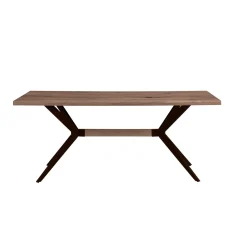 Bissolo Casa Tavoli Moderni<TAVOLO FISSO MOD. MENTORE CM 160X90 METALLO NERO E PIANO MDF: vendita online TAVOLO FISSO MOD. MENTORE CM 160X90 METALLO NERO E PIANO MDF in offerta