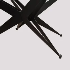 Bissolo Casa Tavoli Moderni<TAVOLO FISSO MOD. SIMONE CM 180X90 METALLO NERO E PIANO IN VETRO: vendita online TAVOLO FISSO MOD. SIMONE CM 180X90 METALLO NERO E PIANO IN VETRO in offerta